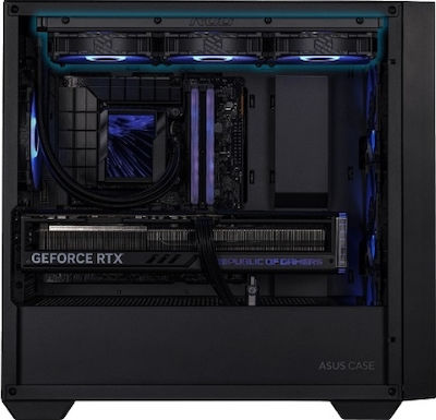 Vengeance Guardian-T8 ASUS Edition Игрален Настолен компютър ( Райзън 7-7700/32ГБ DDR5/1000ГБ SSD/GeForce RTX 4060/Без ОС)