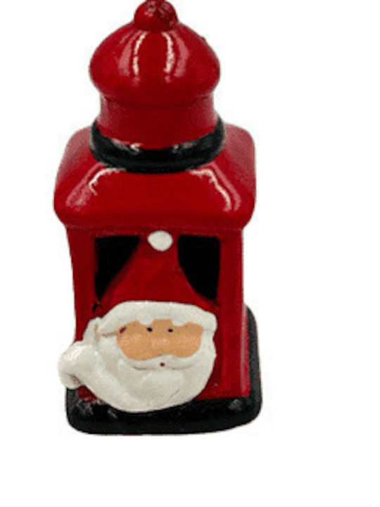 Illuminated Christmas Ceramic Figure SNowman Height 8cm