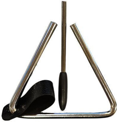 Stagg Musical Triangle with Beater 4 Inches Brass