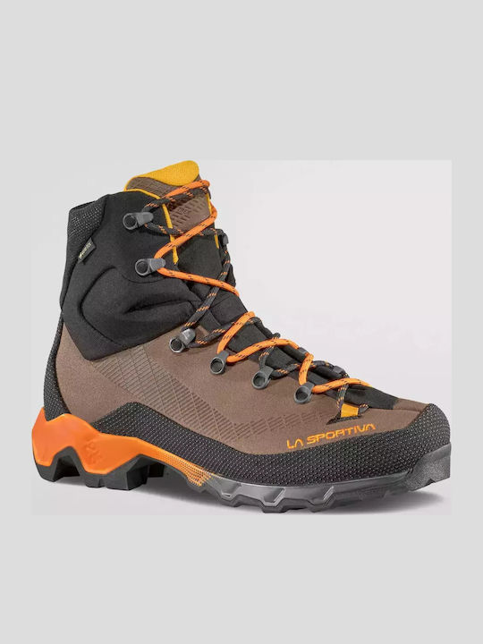La Sportiva Aequilibrium Trek Men's Waterproof Hiking Boots with Gore-Tex Membrane Brown