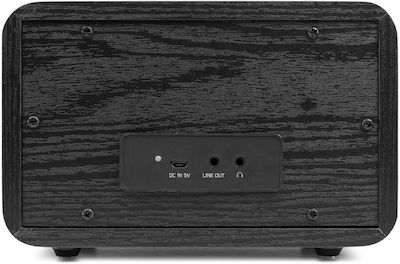 Audizio Venice Επιτραπέζιο Ραδιόφωνο Επαναφορτιζόμενο DAB+ με Bluetooth Μαύρο