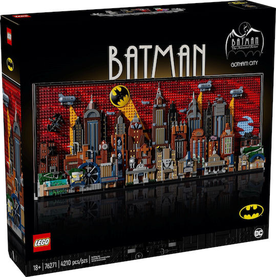 LEGO Art The Animated Series Gotham City pentru 18+ Ani 4210 Bucăți