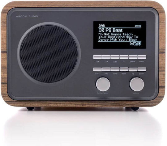Argon Audio Radio 2I MK2 Επιτραπέζιο Ραδιόφωνο Ρεύματος DAB+ με Bluetooth Oak