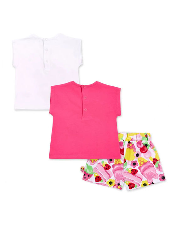 Tuc Tuc Kids Set with Shorts Summer 3pcs White