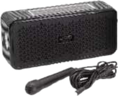 Η-688MIC Mini Radio Solar with Bluetooth and USB Black