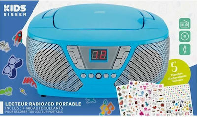 Bigben Interactive CD60BLSTICK Radio de masă Albastru