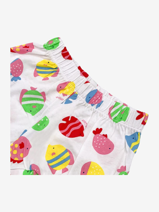 Kids' Set with Shorts Summer 2pcs Yellow