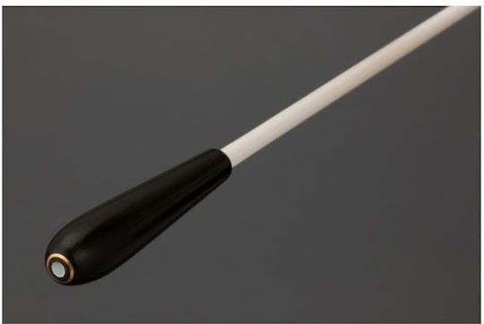 Takt Carbon Μπαγκέτα Μαέστρου C-514 σε Λευκό Χρώμα 13"
