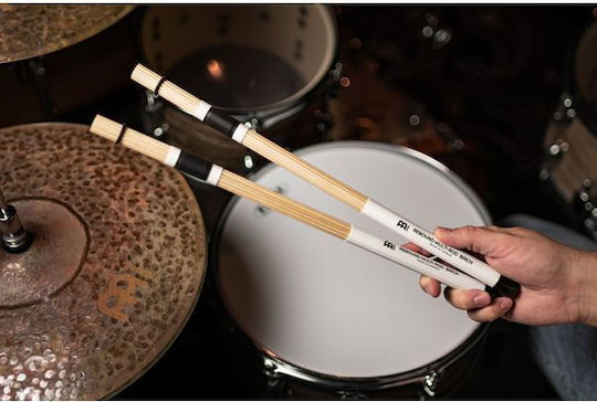 Meinl Birch Hot Rods Stick & Brush σε Λευκό Χρώμα Rebound Multi-Rod
