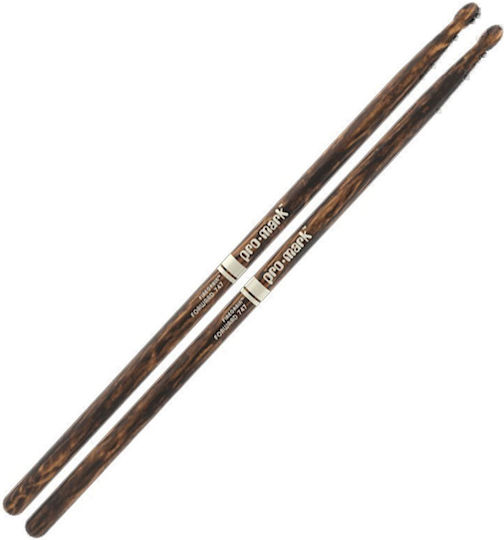 Promark Hickory Палчици Барабани Classic 747 Firegrain в Кафяв Цвят Вариант на продукт: Върхове на барабани