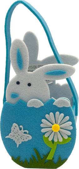 Easter Rabbit Felt Blue 10x8cm