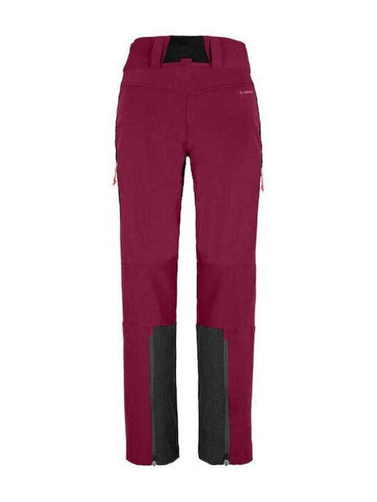 Salewa Comici Damen Lang Bergsteigerhose Rot