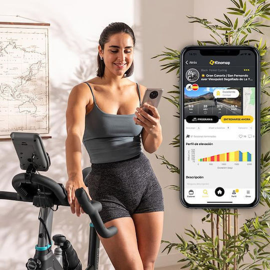 Cecotec DrumFit Indoor 20000 Bicicletă de spinning Magnetic cu roți