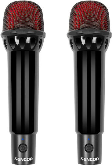 Sencor Karaoke Speaker with Wireless Microphones and Lighting Effects FT0931 Black