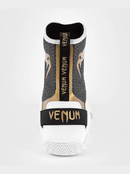 Venum Elite Boxing Shoes White