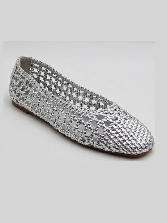 Envie Shoes Ballerinas Silver