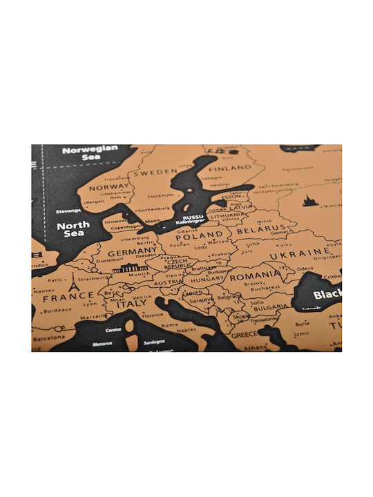 Rubbelkarte Für Bürodekoration Zubehör 82x59cm
