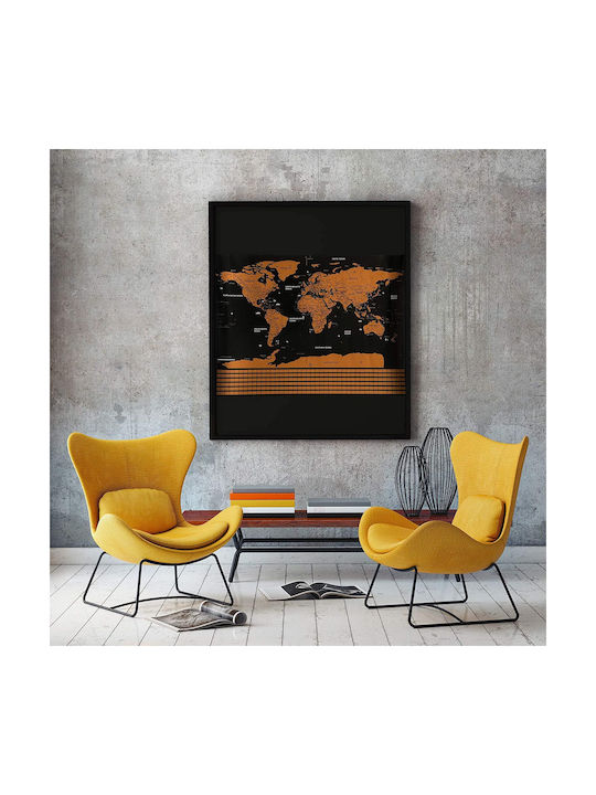 Rubbelkarte Für Bürodekoration Zubehör 82x59cm