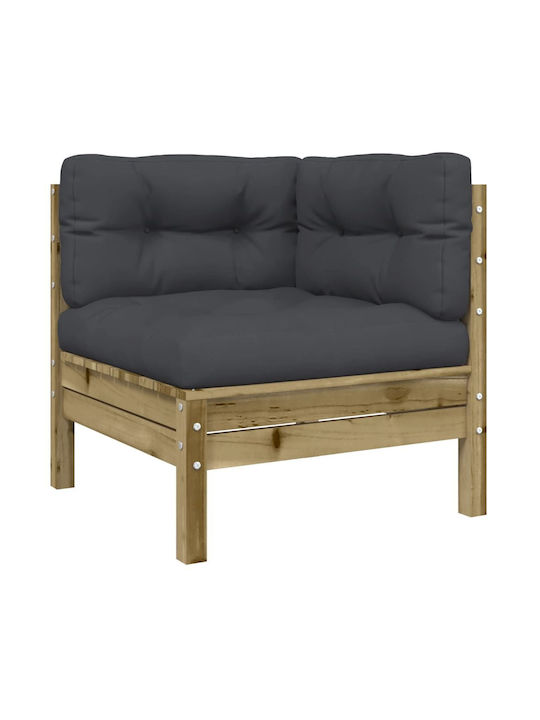 vidaXL Garden & Outdoor Furniture Set 7 Pieces Anthracite with Pillows