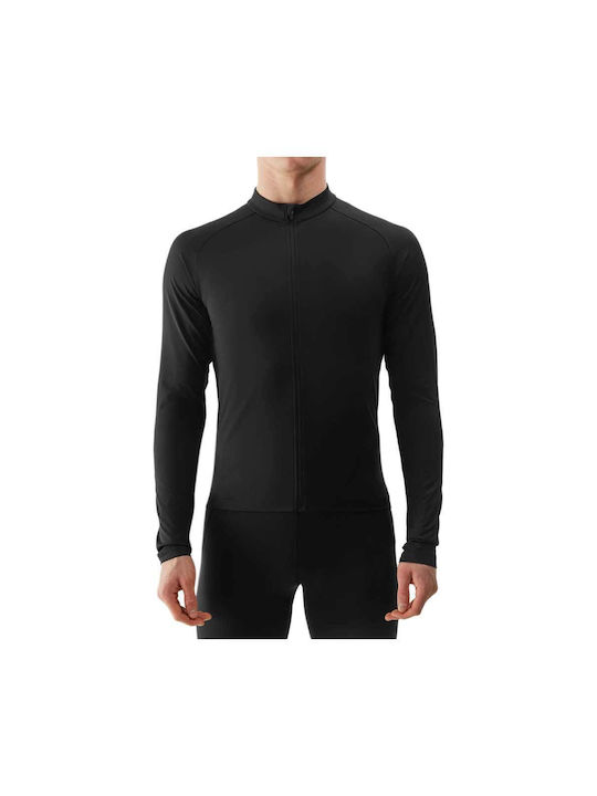4F Long Sleeves Cycling Jersey Black