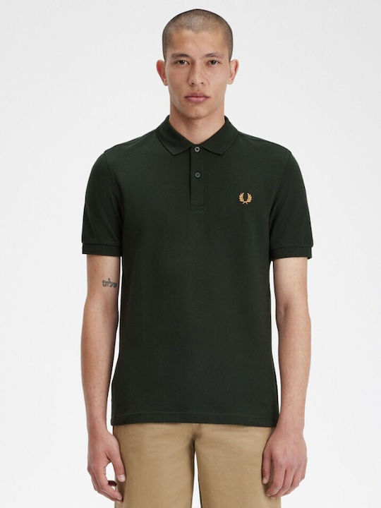 Herren Shirt Polo Night Green