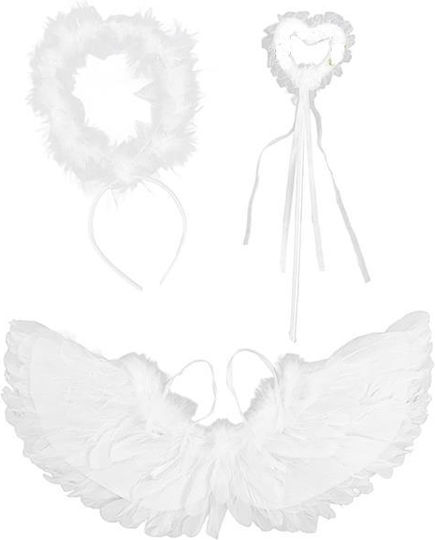 Angel wings,y36x60cm Halo Fairy Stick