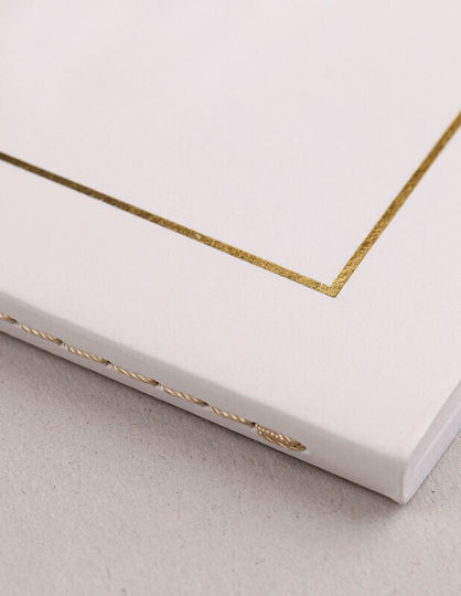 Rhodia Notebook 96 Sheets A5 with Blank Pages Gold