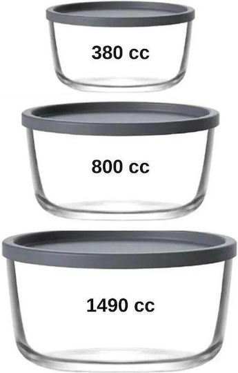 Gurallar Set Mittagsboxen Transparente 3 Stück Gurallar Set Mittagsboxen Transparente 3 Stück