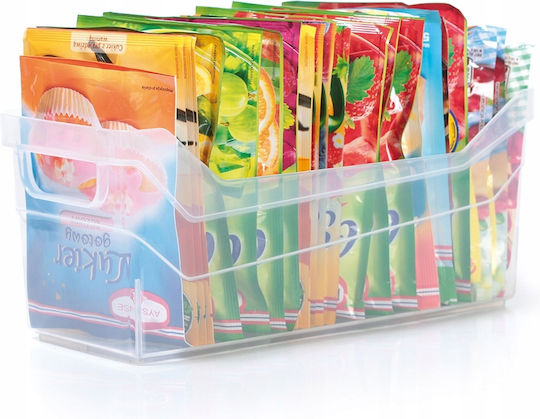 Prosperplast Plastic Storage Box with Lid Transparent 14lt
