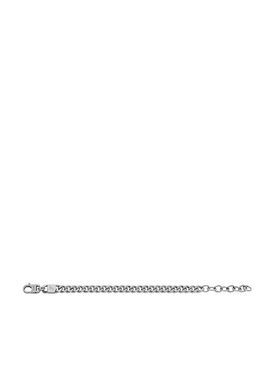 Fossil Chain Hand made of Steel Thin Thickness 1mm and Length 21cm