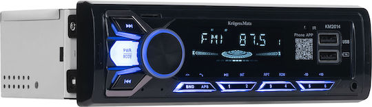 Kruger & Matz Car Radio 1 DIN Bluetooth USB