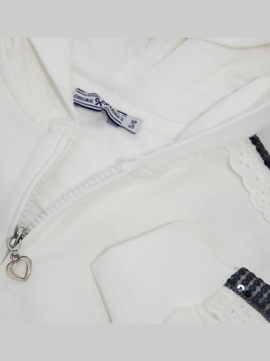 Cardigan pentru copii De bumbac cu Glugă Mangekyu