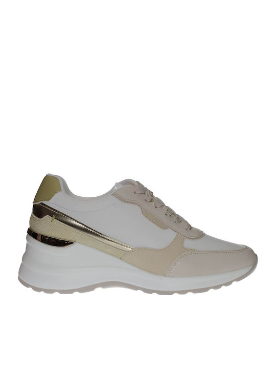 Γυναικεία Flatforms Sneakers Λευκά