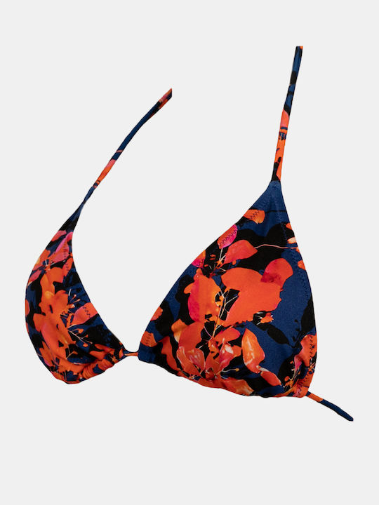 Γυναικείο Μαγιό Τρίγωνο Rock Club Orchid Print Τοπ Bikini Regular Fit Lycra