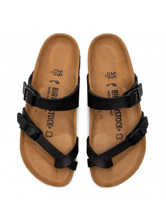 Mayari Women's Flat Sandals Anatomic in Black Color