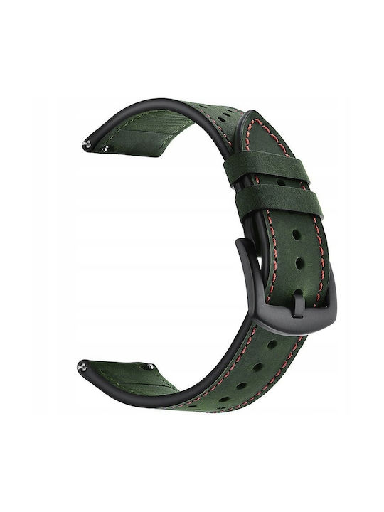 Spacecase Elegance Elegance Universal curea din piele Smartwatches 22mm verde 5903943243921 119622 Spacecase Elegance Elegance Universal curea din piele Smartwatches 22mm verde 5903943243921 119622