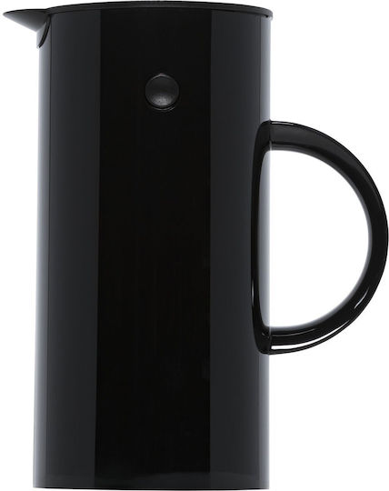 Stelton Em 77 Thermosflasche Kanne Stelton Edelstahl 500ml Schwarz