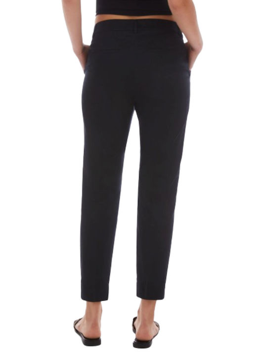 Pennyblack Women's Cotton Trousers in Slim Fit Black