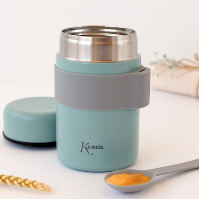 Baby Food Warmer Kiokids Spoon Stainless Steel Mint 500ml 3722