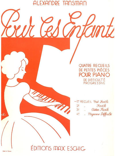 Max Eschig Tansman - Pour Les Enfants, Vol.1
