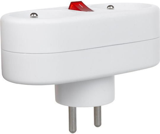 Maclean Energy T-Shaped Wall Plug 2 Positions