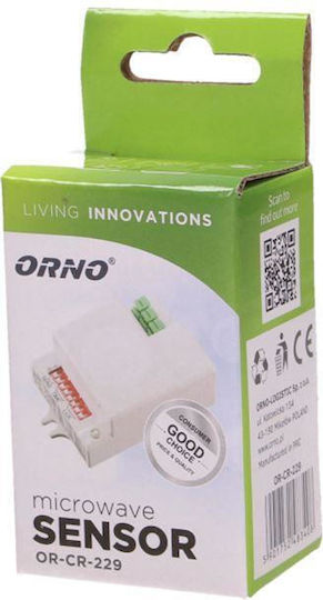 Orno Wired Microwave Motion Sensor with 5m Range