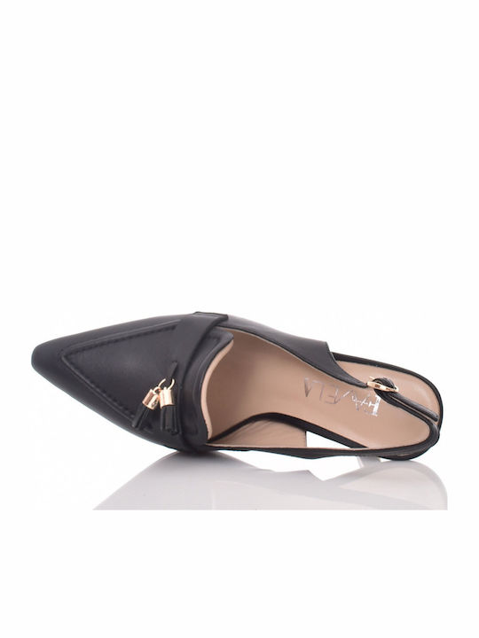 Calliope Pumps mit Riemchen Schwarz