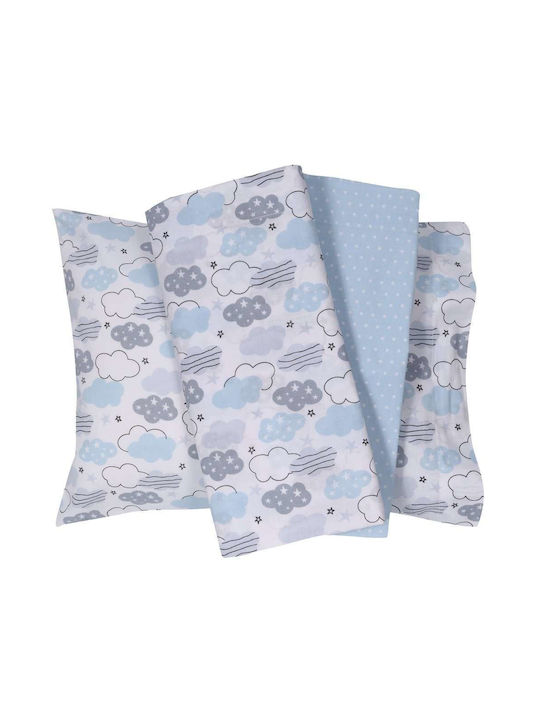 Das Home Fun 4806 Baby Sheets Set Crib Cotton 3pcs