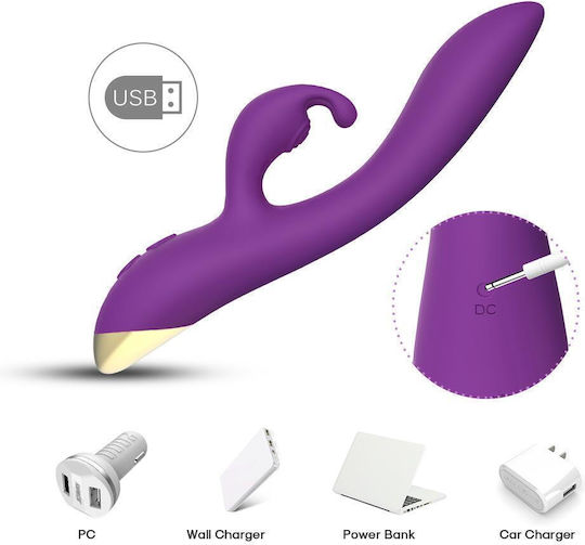 Vibrator Bunny Clitoral Massager 22 Cm 9 Modes