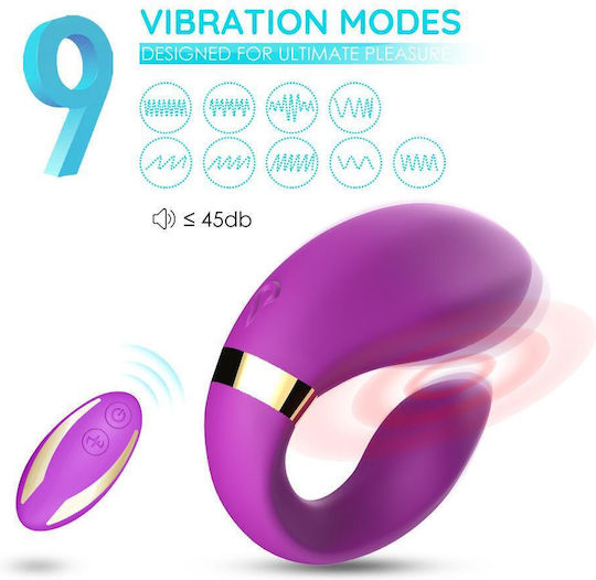 Double Vibrator Couples G-spot Clitoris 9mode