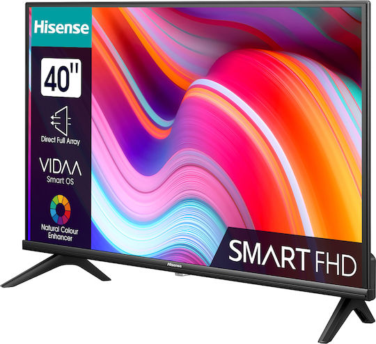 Hisense Smart Τηλεόραση 40" Full HD LED A4K HDR (2023) 40A4K