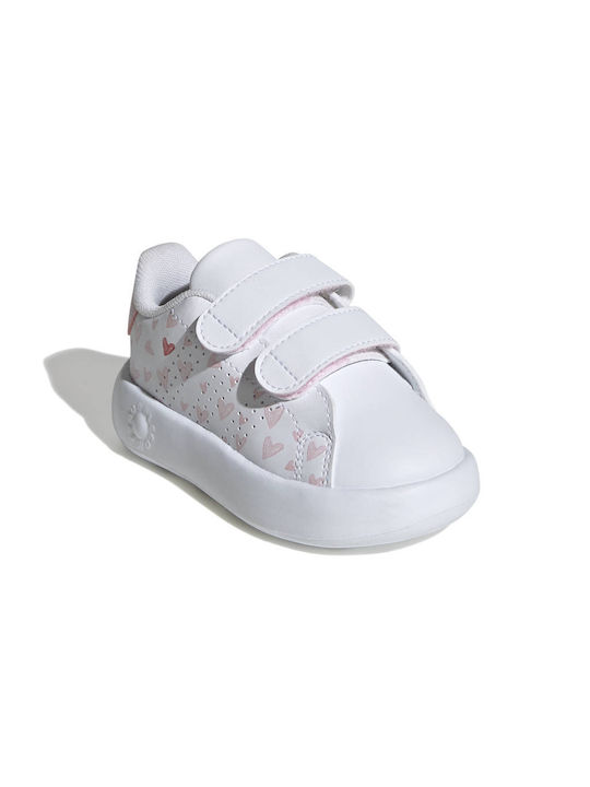 Adidas Kids Sneakers with Scratch White