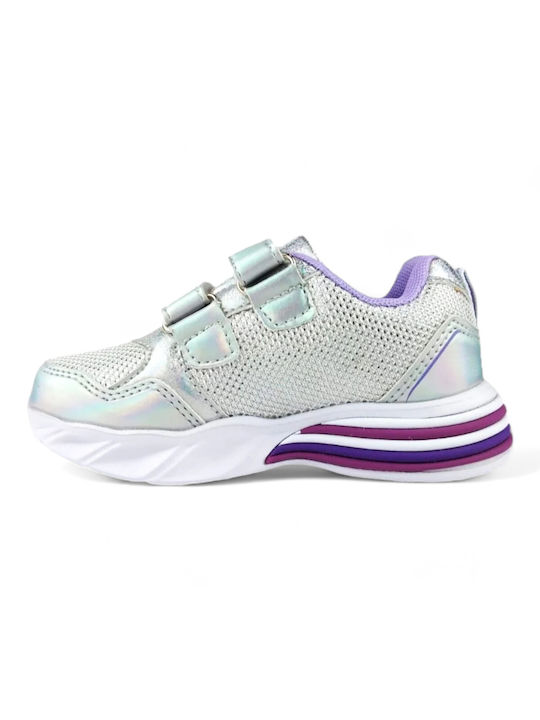 Disney Kids Sneakers with Lights Silver