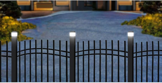 Green Blue Solar Street Light Natural White 4000K with Motion Sensor and Photocell IP44 8x8x6cm